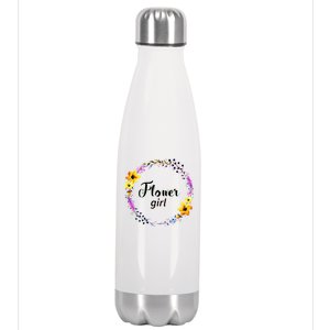 Flower Girl Stainless Steel Insulated Water Bottle