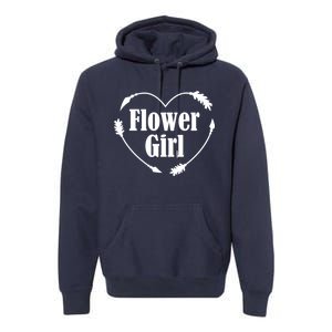 Flower Girl Heart Premium Hoodie