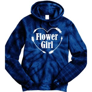 Flower Girl Heart Tie Dye Hoodie