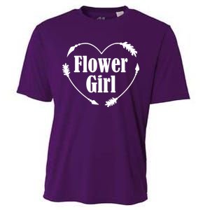 Flower Girl Heart Cooling Performance Crew T-Shirt