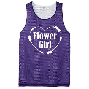 Flower Girl Heart Mesh Reversible Basketball Jersey Tank