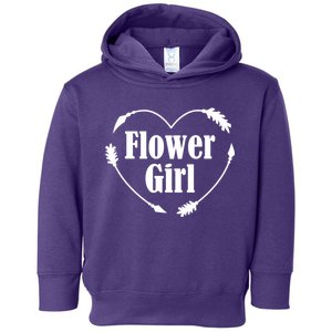 Flower Girl Heart Toddler Hoodie