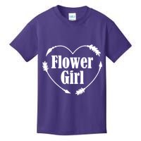 Flower Girl Heart Kids T-Shirt