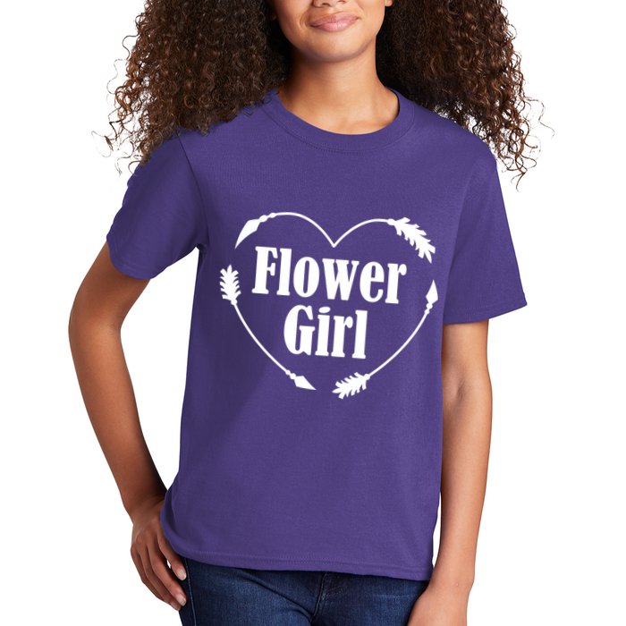 Flower Girl Heart Kids T-Shirt
