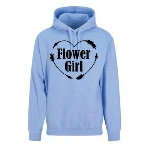 Flower Girl Heart Unisex Surf Hoodie