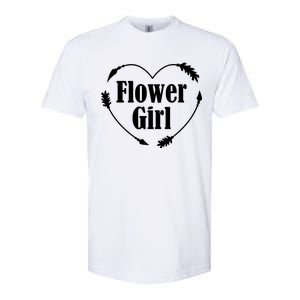 Flower Girl Heart Softstyle CVC T-Shirt