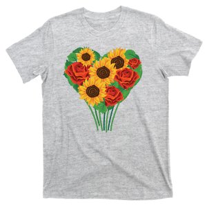 Flower Heart Bouquet T-Shirt