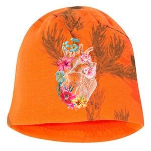 Flower Heart Floral Kati - Camo Knit Beanie