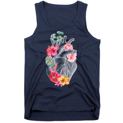 Flower Heart Floral Tank Top