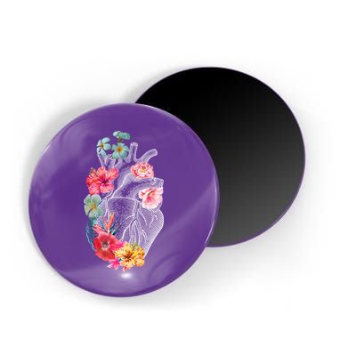 Flower Heart Floral Magnet