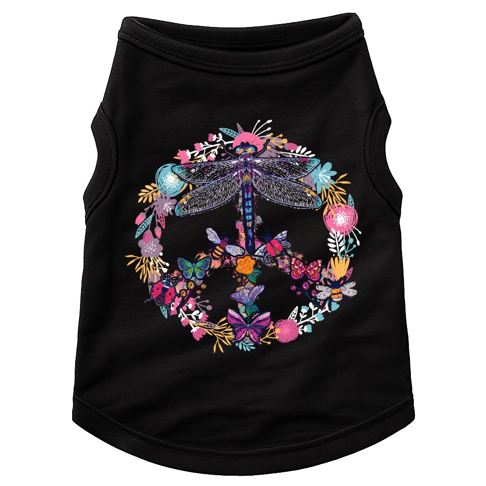 Flower Peace Bugs Doggie Tank