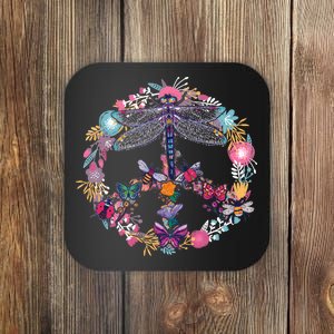 Flower Peace Bugs Coaster