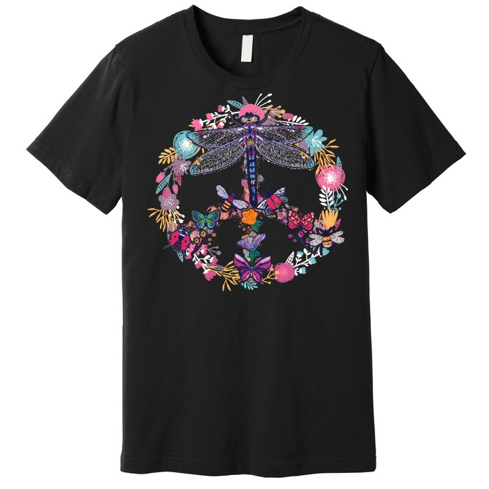 Flower Peace Bugs Premium T-Shirt