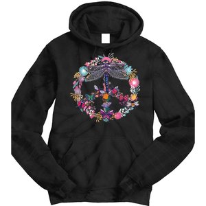 Flower Peace Bugs Tie Dye Hoodie