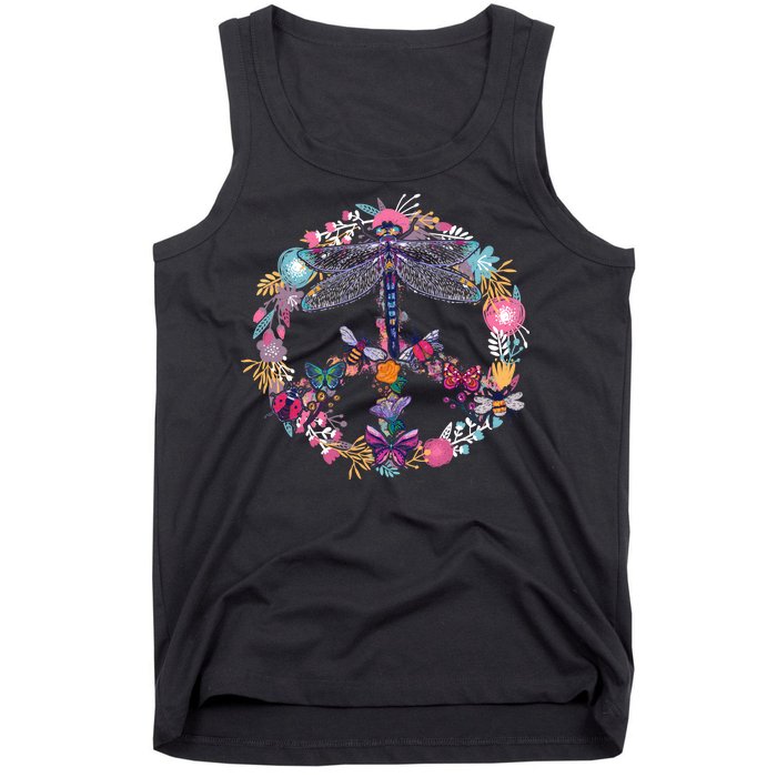 Flower Peace Bugs Tank Top