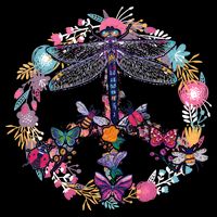 Flower Peace Bugs Visor