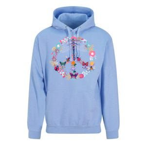 Flower Peace Bugs Unisex Surf Hoodie