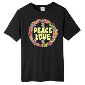 Flower Peace Love Sign Tall Fusion ChromaSoft Performance T-Shirt