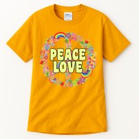 Flower Peace Love Sign Tall T-Shirt