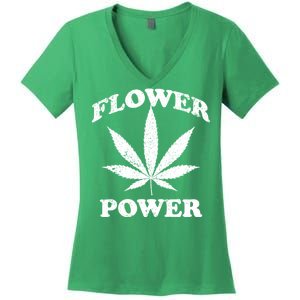 Flower Power Women's V-Neck T-Shirt