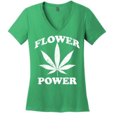 Flower Power Women's V-Neck T-Shirt
