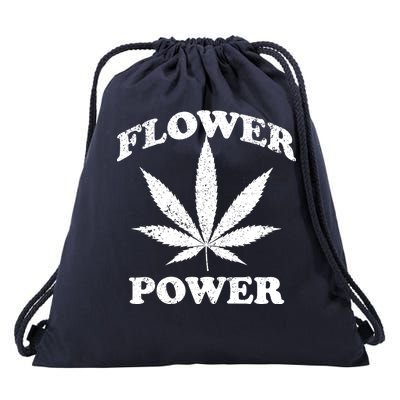 Flower Power Drawstring Bag