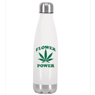 Flower Power Stainless Steel Insulated Water Bottle