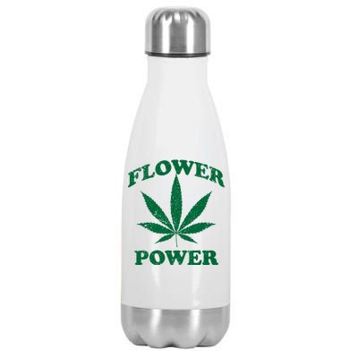 Flower Power Stainless Steel Insulated Water Bottle