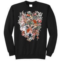 Flower Wolf Wilderness Floral Sweatshirt