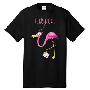 Flabingo! Lucky Player Bingo Player Bingo Addict Tall T-Shirt