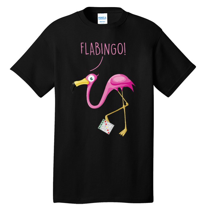 Flabingo! Lucky Player Bingo Player Bingo Addict Tall T-Shirt