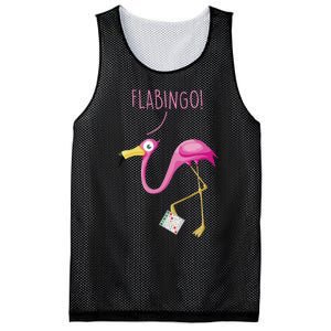 Flabingo! Lucky Player Bingo Player Bingo Addict Mesh Reversible Basketball Jersey Tank