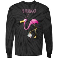 Flabingo! Lucky Player Bingo Player Bingo Addict Tie-Dye Long Sleeve Shirt