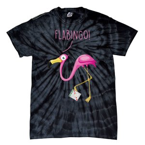 Flabingo! Lucky Player Bingo Player Bingo Addict Tie-Dye T-Shirt