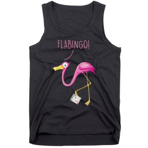 Flabingo! Lucky Player Bingo Player Bingo Addict Tank Top