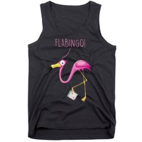 Flabingo! Lucky Player Bingo Player Bingo Addict Tank Top