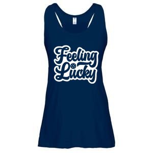 Feeling Lucky Pickleball Sport St. Patrick's Day Ladies Essential Flowy Tank