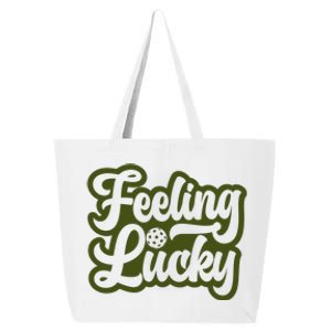 Feeling Lucky Pickleball Sport St. Patrick's Day 25L Jumbo Tote