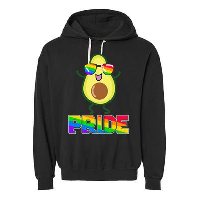 Funny LGBT Pride Avocado Garment-Dyed Fleece Hoodie