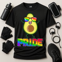 Funny LGBT Pride Avocado Cooling Performance Crew T-Shirt