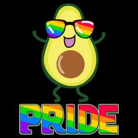 Funny LGBT Pride Avocado Cooling Performance Crew T-Shirt