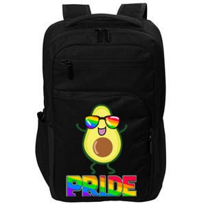 Funny LGBT Pride Avocado Impact Tech Backpack