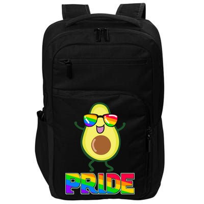 Funny LGBT Pride Avocado Impact Tech Backpack