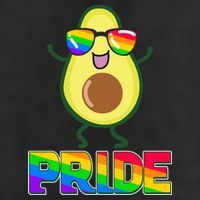 Funny LGBT Pride Avocado Adult Drive Performance Visor
