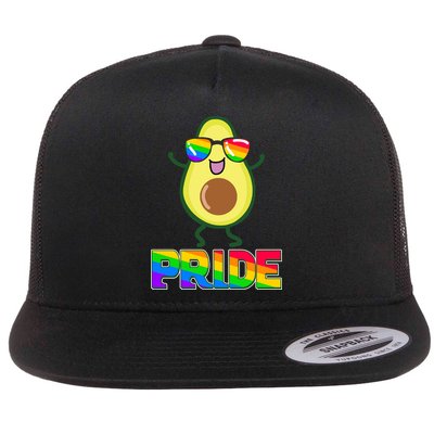 Funny LGBT Pride Avocado Flatbill Hat