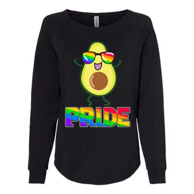 Funny LGBT Pride Avocado Womens California Wash Sweatshirt