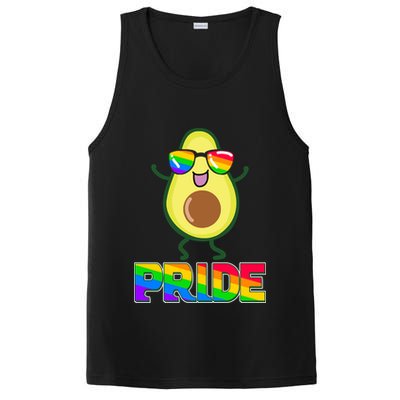 Funny LGBT Pride Avocado PosiCharge Competitor Tank