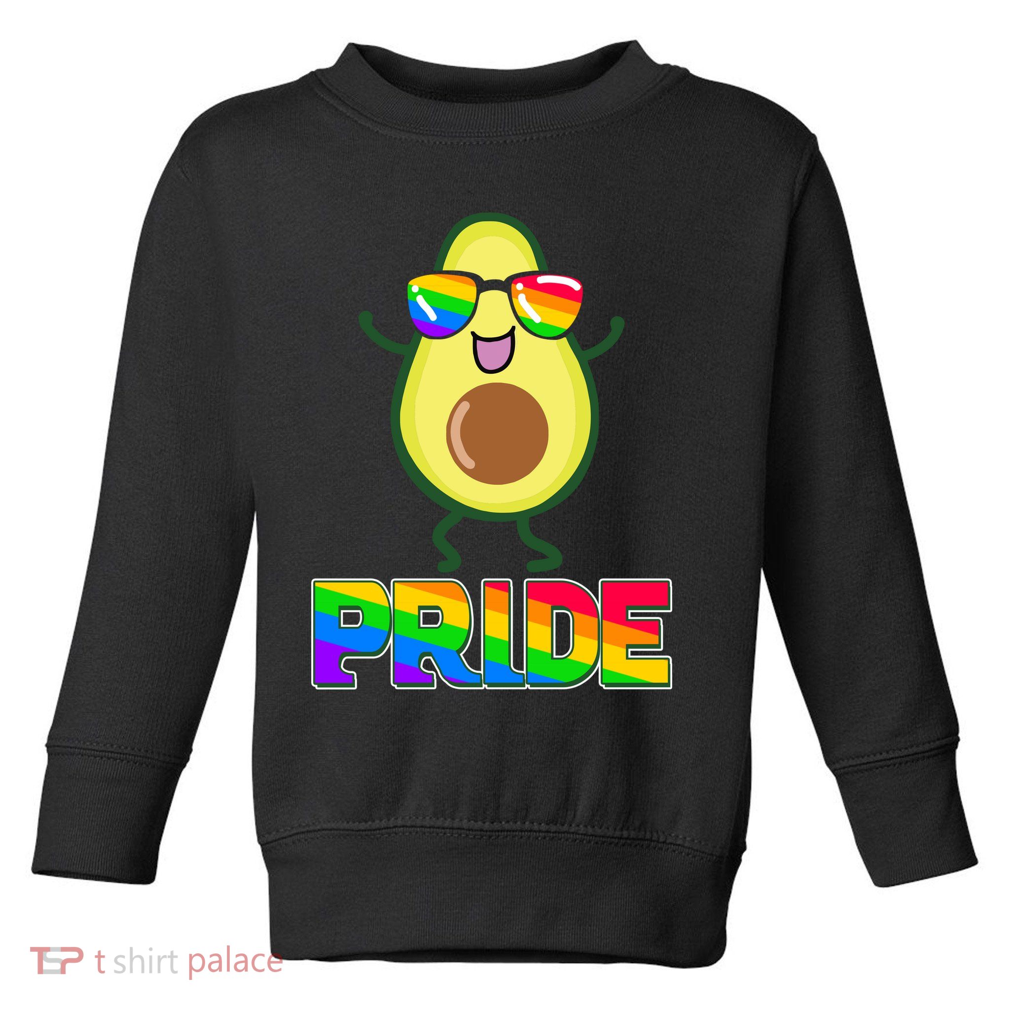 Funny LGBT Pride Avocado Toddler Sweatshirt