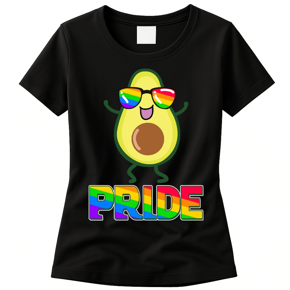 Funny LGBT Pride Avocado Womens T-Shirt