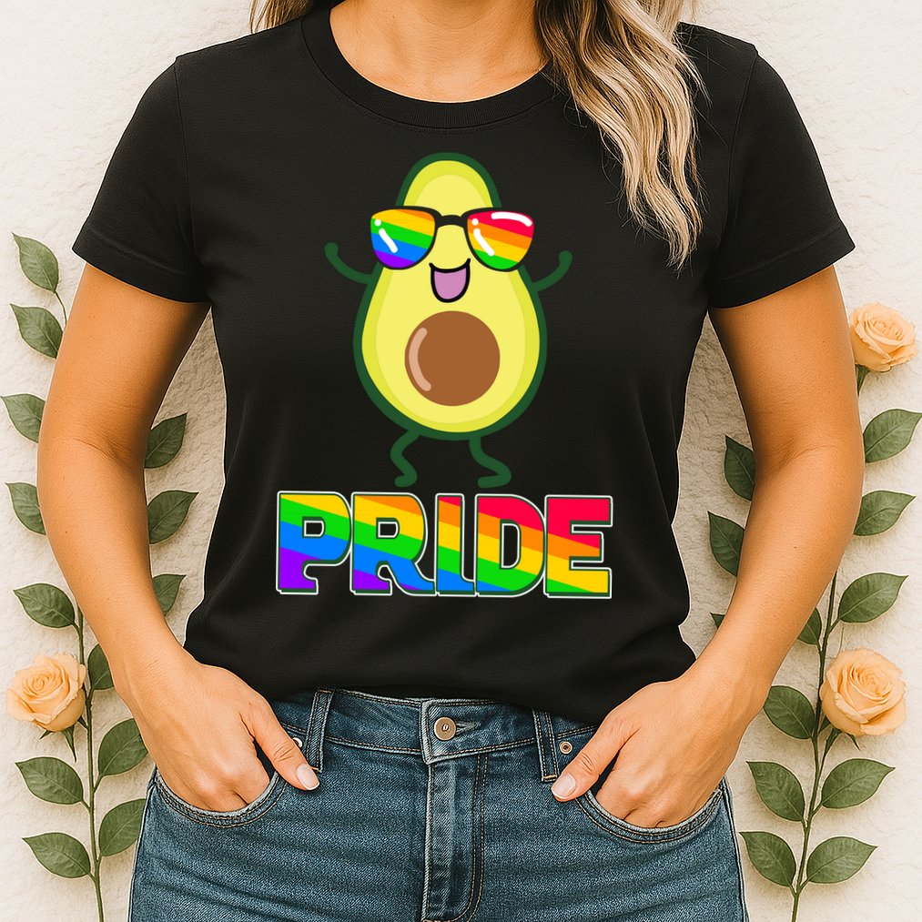 Funny LGBT Pride Avocado Womens T-Shirt